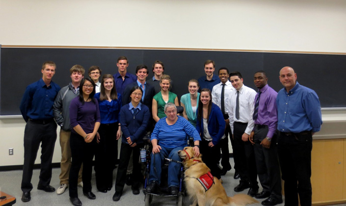 Group shot of project teams